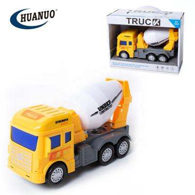 China With lighting& music engineering truck car kids electric excavator toy plastic toy truck for sale