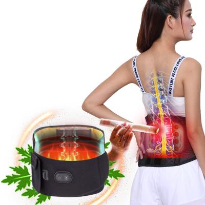 China YEMALL Electric Heating Belt Moxibustion Heating Belt EMS Vibrating Heating Belt BODY Kneading Infrared Massager for sale