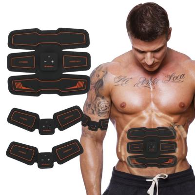 China Rechargeable EMS ab muscle toner trainer for men and women abdomen arm leg leg fitness training device home support for sale