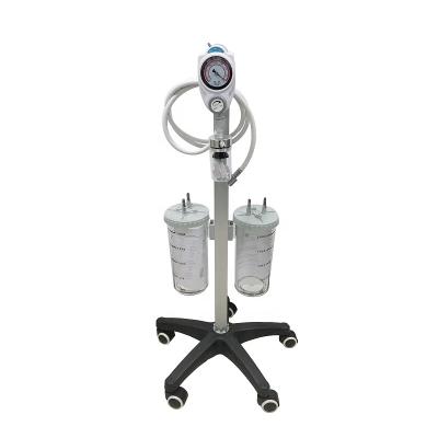 China Modern Medical Vacuum Regulator With Trolley Medical Portable Suction Apparatus for sale