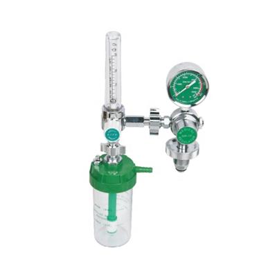 China Medical Gas Oxygen Pressure Flowmeter Regulator With Gauge AM-O-GR-10 for sale