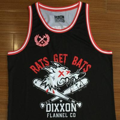 China Custom Sublimated Antibacterial Basketball Singlet for sale