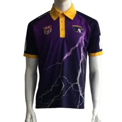 China Custom Sublimated Oversized Wholesale Men's Polo Shirts ODM OEM Anti-Shrink Team Uniform for sale