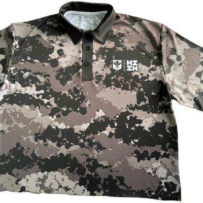 China American Custom Anti-Shrink Printed Men's Polo Shirt for sale