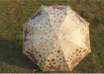 China Customized Windproof Foldable Umbrella , Ladies Boutique Lace Sun Umbrella For Rain for sale