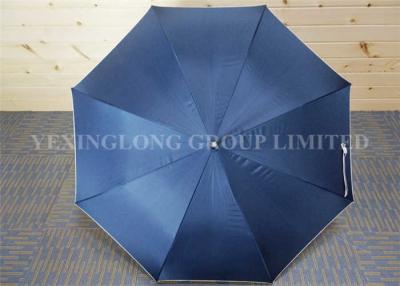 China Blue Gentleman'S Automatic Umbrella , Custom Promotional Umbrellas Flip Proof for sale