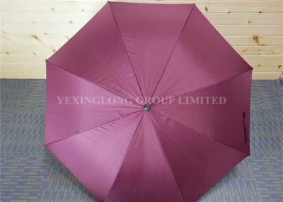 China Prova desproporcionado do furacão dos guarda-chuvas da chuva do guarda-chuva Windproof reto roxo do golfe dos homens à venda