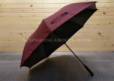 China 30 Inches Carbon Fibre Golf Umbrella , Double Canopy Vented Golf Umbrellas With Logo   for sale