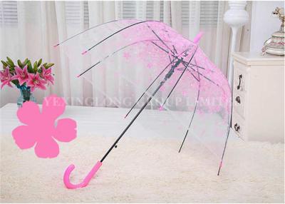 China Strongest Rainproof  Transparent Rain Umbrella Custom Clear Umbrellas Plastic Tips for sale