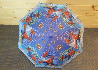 China 8 Panels Attractive Kids Rain Umbrellas / Cute Rain Umbrellas Cartoon Image Printed for sale