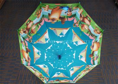 China Mini 19 Inch Little Boy Umbrellas , Rainproof Cute Childrens Umbrella for sale