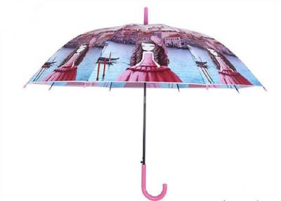 China Transparent Corlorful Little Kids Rain Umbrellas Cute Umbrellas For Girls Purple for sale