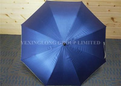 China Automatic Open Promotional Printed Umbrellas , Single Layer Promo Golf Umbrellas for sale