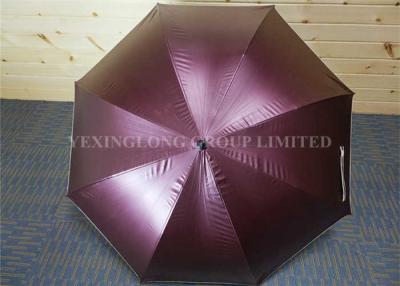 China Purple Color Custom Logo Golf Umbrellas , Heavy Duty Corporate Giveaways Umbrella for sale