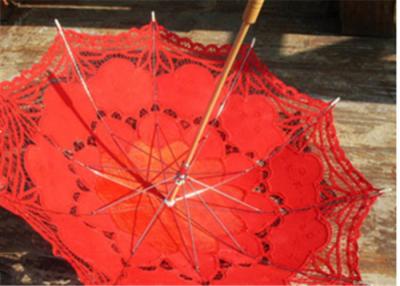 China Transparent Unique Rain Umbrellas lace printed wedding favors wedding parasol for sale