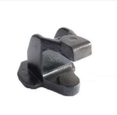 China Automotive Parts Auto Spare Parts Front Spring Left Right Bracket Sand Casting Malleable Iron for sale