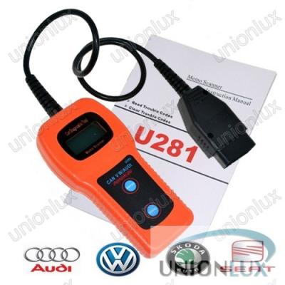 China U281 Audi Skoda Seat VAG Diagnostic Tool For Reading , Erasing Trouble Code for sale