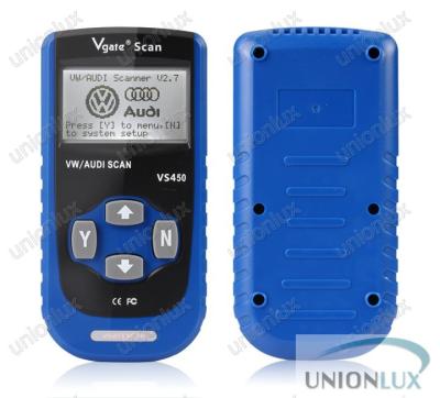 China Vgate VS450 CAN Auto Diagnostic Scanner , Volkswagen / Audi OBD2 Diagnostic Tool for sale