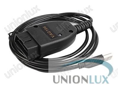 China Cabo diagnóstico de Vagcom Vag10.6 OBD2 para VW, Audi usando protocolos de UDS/ODX/ASAM à venda