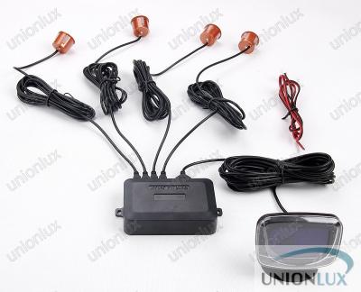 China Garage Human Voice 4 Sensors Reverse Car Parking Sensor With LED Display for sale