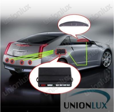 China 4 Sensors System 12v Car Parking Sensor 0.3m - 2.5M Detectin Range for sale