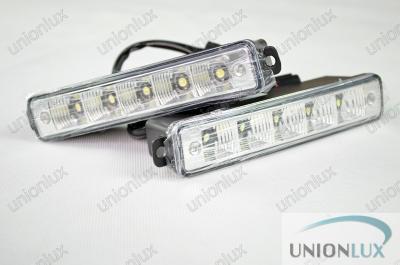 China Flexible 5 LED Car Fog Light , Small Power 6W LED DRL Light for sale