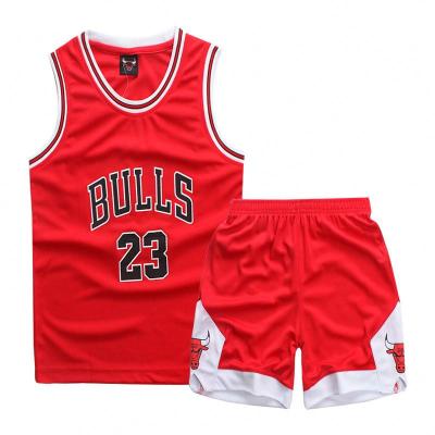 China MKMN Kids Basketball Uniforms Sportswear Custom Kids Player Breathable Tank Tops for sale