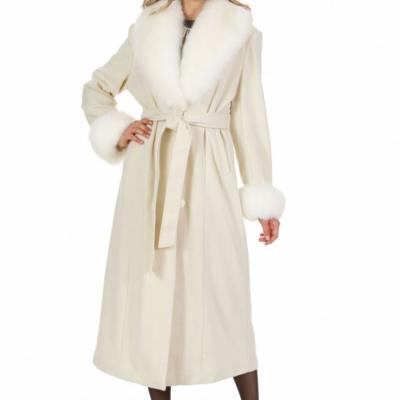 China MKMN 2021 Sustainable Winter Plus Size Women Coats Women's Wool Coat Collar Women's Jackets And Coats for sale