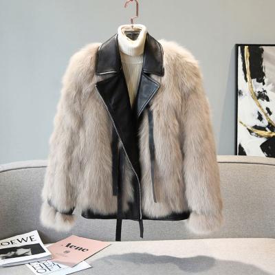 China MKMN Winter High Quality Women's Fox Fur Coat Super Warm Women's Jacket for sale