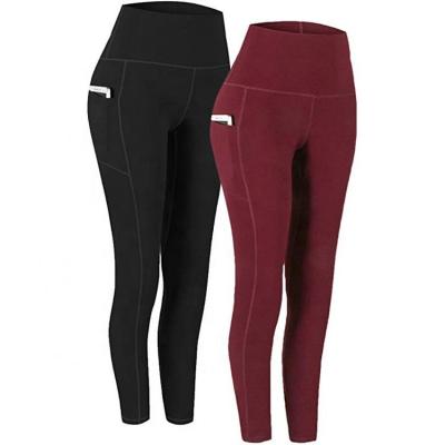 China MKMN Breathable High-waisted Pants Wear Seamless Tights Yoga Suit 2 Pieces Fitness Pants Crumple Yoga Pants for sale