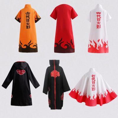 China Eco-friendly Materials Cosplay Costume The 4th Hokage Cloak The 7th Hokage Uzumaki Cloak Cosplay Costume Outfit Anime Anime for sale