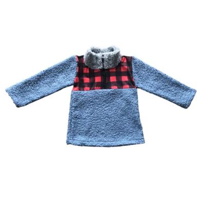 China Winter MKMN New Style Children's Warm Jacket Gray Fluffy Plaid Eco-friendly Breathable Wear 0-16 Years Old Boys And Girls Baby Clothes for sale