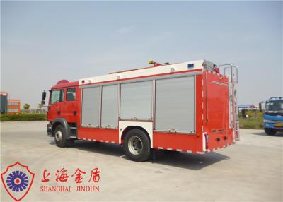 China 4x2 aandrijvingscafs TGSM van de Brandvrachtwagen Standaardcabine met het Systeem van het Samengeperste Luchtschuim Te koop