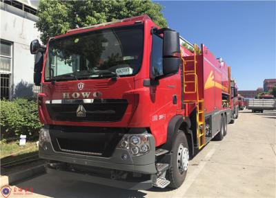 Cina Azionamento commerciale del camion dei vigili del fuoco 6*4 del Pumper dell'acqua due dei sedili potenti con la gru di salvataggio in vendita