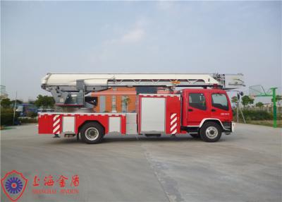 China Höhe des Isuzu Chassis Stainless Steel Aerial-Leiter-Plattform-Löschfahrzeug-30m zu verkaufen