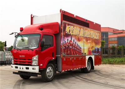 China ISUZU Chassis Commercial Fire-Befehl Fahrzeuge mit 13 Satz-Datenendeinrichtung zu verkaufen