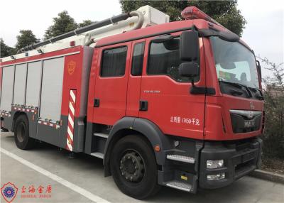 Cina Azionamento del camion dei vigili del fuoco 4x2 della scala aerea di breve tempo di registrazione di altezza massima di 25 tester in vendita