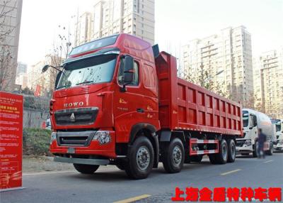 中国 540馬力ダンプ トラック8x4 15.37トンのSinotruk Howo T7H ZZ3317V466HE1の特別な車 販売のため