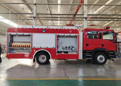 China la impulsión de 276Kw 4x2 comprimido el coche de bomberos de los CAFS de la espuma del aire con la transmisión manual en venta