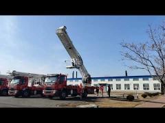 Aerial platform fire truck