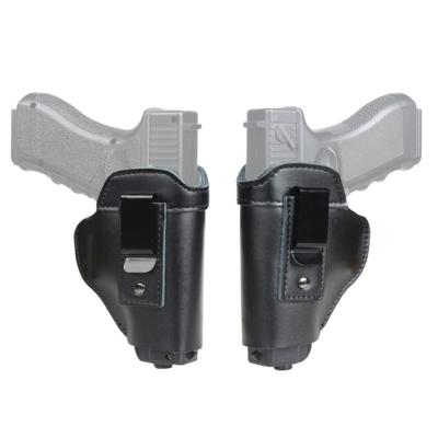 China Hot sale wholesale durable universal soft leather holster for firearm outdoor hunting leather holster for sale