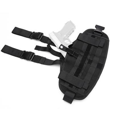 China Long Lasting Tactical Leg Gun Holster For Adjustable MOLLE Drop Leg Panel Pistol Holster for sale