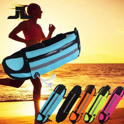 China Wholesale Water Proof Sports Reflective Fitness Custom Slim Spandex Running Belt For Unisex Running Pouch for sale