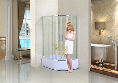 China With Sight Plastic Fiberglass Shower Cubicle Sizes For Gym With Oval / Oblong Shape for sale