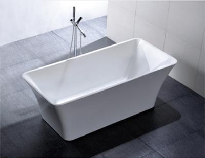 China Vila Home Bathroom Office Hotel White Acrylic Cheap Freestanding Bathtub For Sale for sale