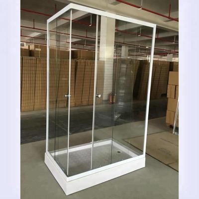 China With Frame 80 WHITE Aluminum Profile 100 120 Shower Cabin for sale