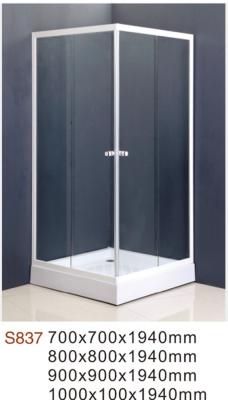 China With low price corner shower enclosure S837 cheap corner shower enclosure / 2016 hot sale 2 sided for sale