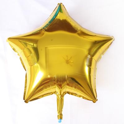 China Decoration Medium Size 24inch Star Helium Foil Balloon Inflatable Material Valentine's Day Wedding Decoration for sale