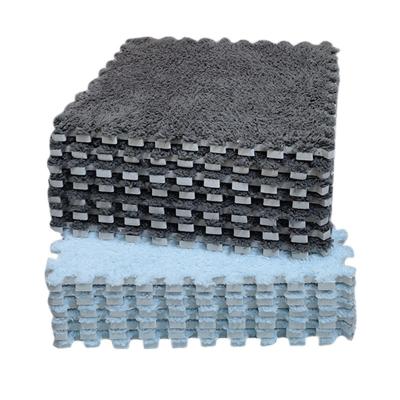 China Washable Patchwork Foam Mat Bedroom Full Bed Cover Removable Easy To Clean Assertive PVC Foam Mat Place Mat for sale