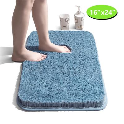 China Waterproof Soft Absorbent Memory Foam Bathroom Anti Slip Bath Mat for sale